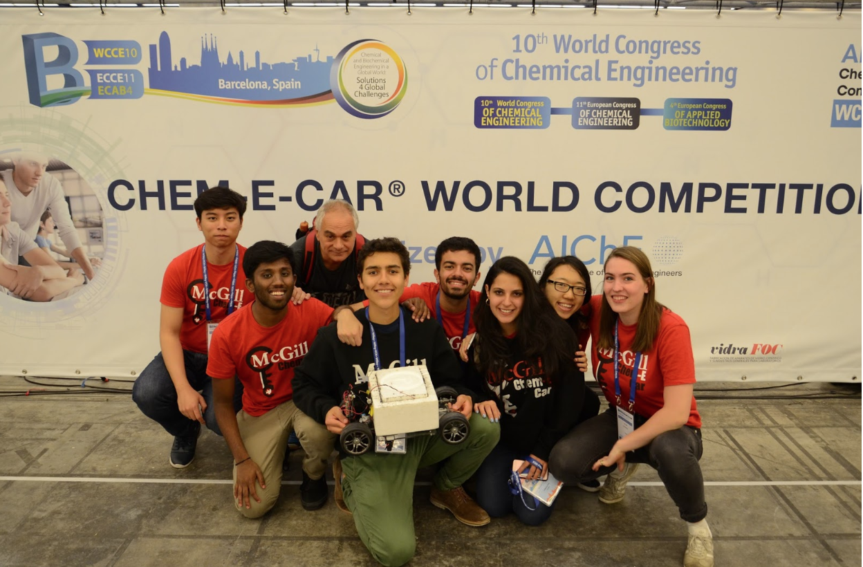 Chem E-Car World Competition at the 10th World Congress of Chemical Engineering 
October 1st - 5th 2017
